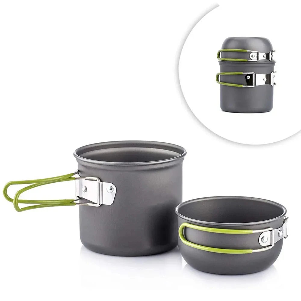 Camping Pots Cookware Outdoor Cooking Tablewa