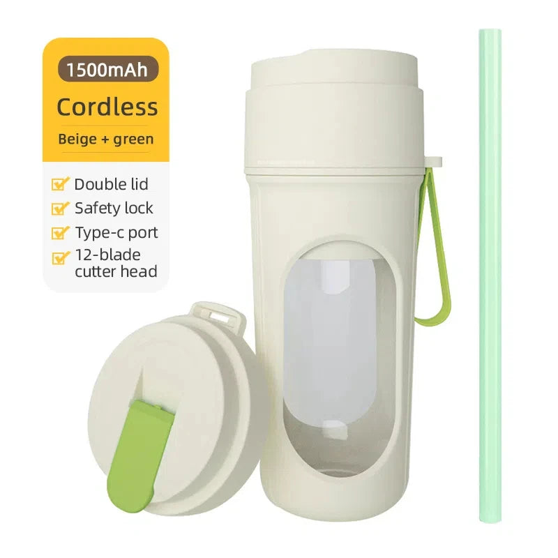 Blender Bottle Electric 6 Blades Multifunctio
