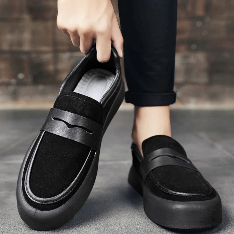 Casual Sneakers Business Loafers Non Slip Lea