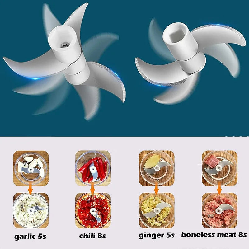 Electric Kitchen Food Chopper Home Essentials