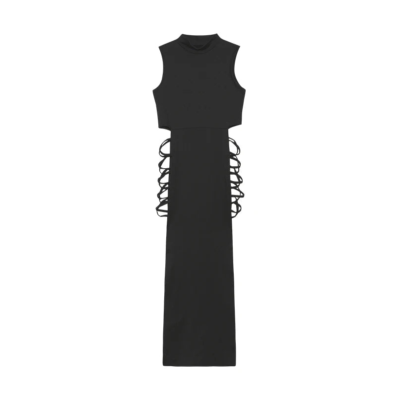 Criss Cross Cut Dress
