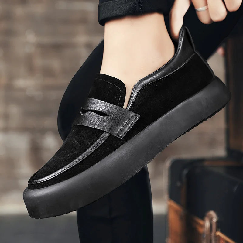 Casual Sneakers Business Loafers Non Slip Lea