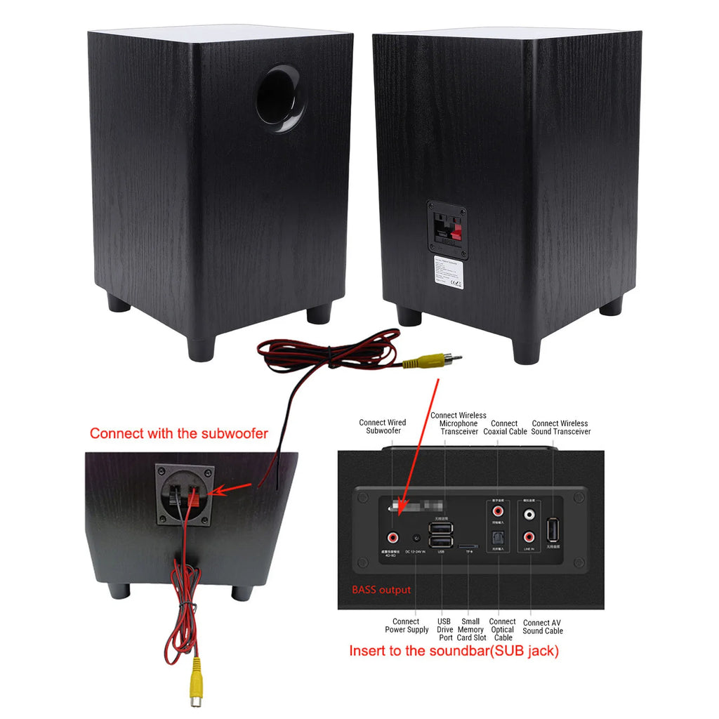 100W Subwoofer 6.5 Inch