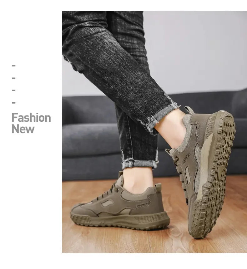 Sneakers High Quality Thick Soled Work Strap