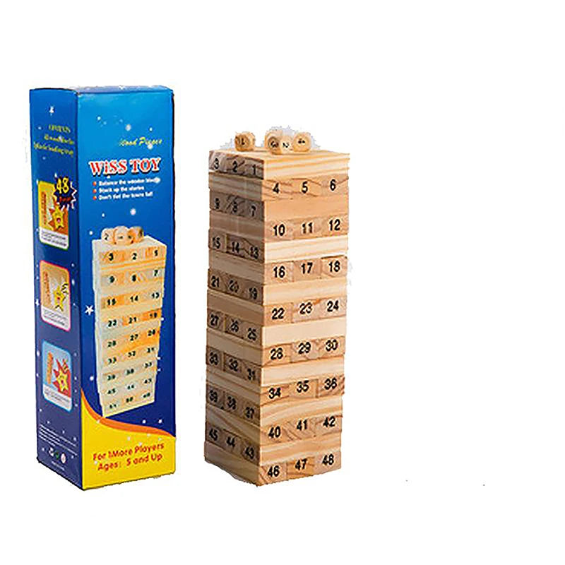 Solid Wood Stacked High Play & Learn Gear