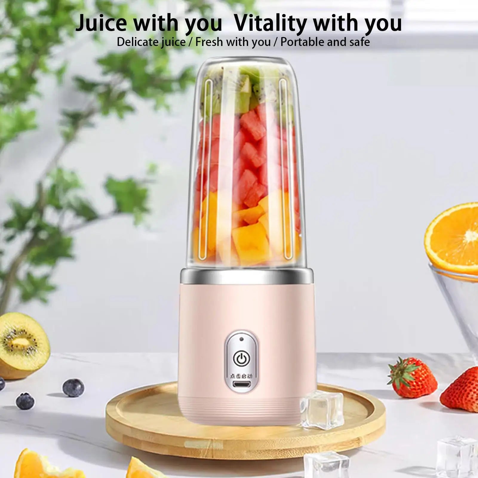 Juice Blender Usb Rechargeable Juicer Cup Per