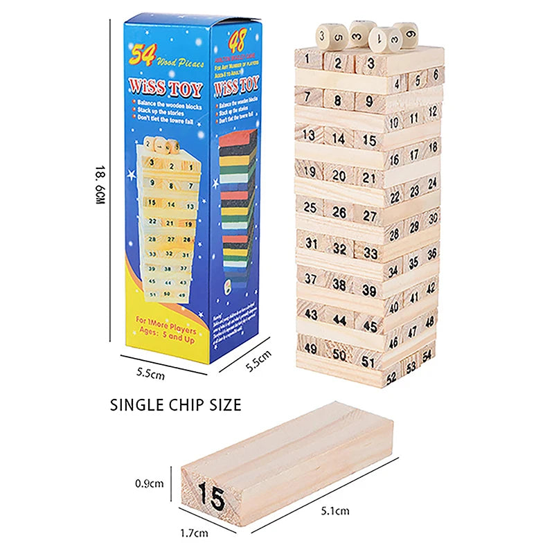 Solid Wood Stacked High Play & Learn Gear