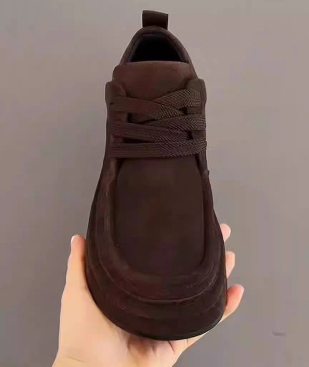 Are Fashionable Brown Casual Made Durable Sue