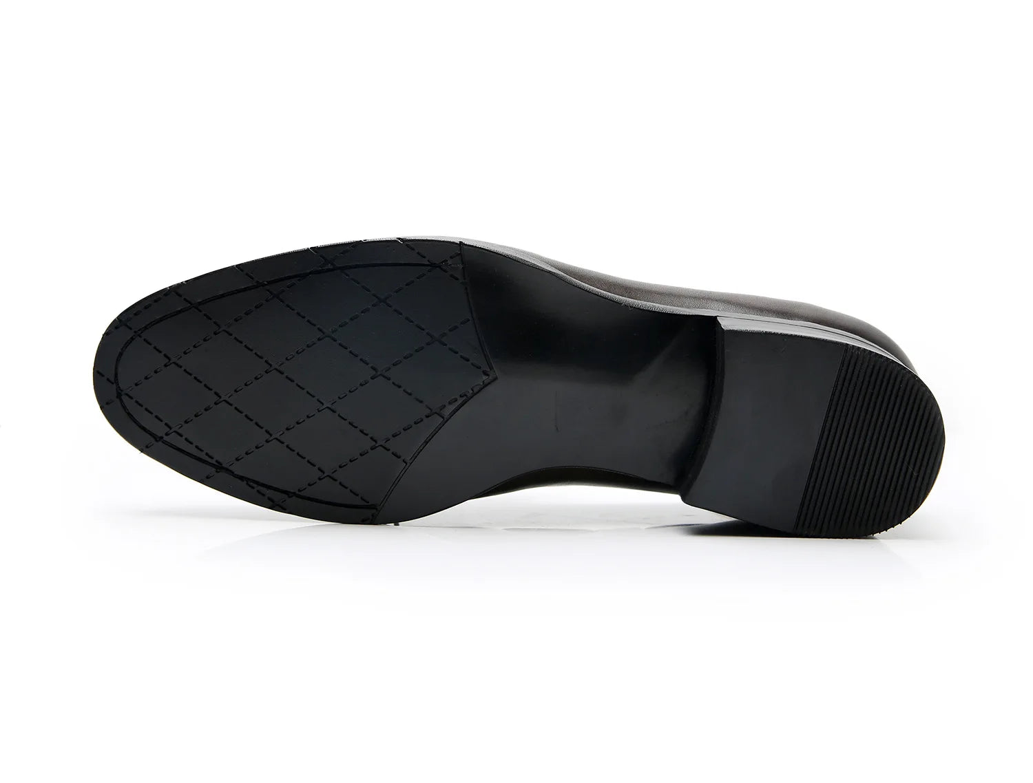 Retro Loafers Real Leather Low Heel Blackfrin