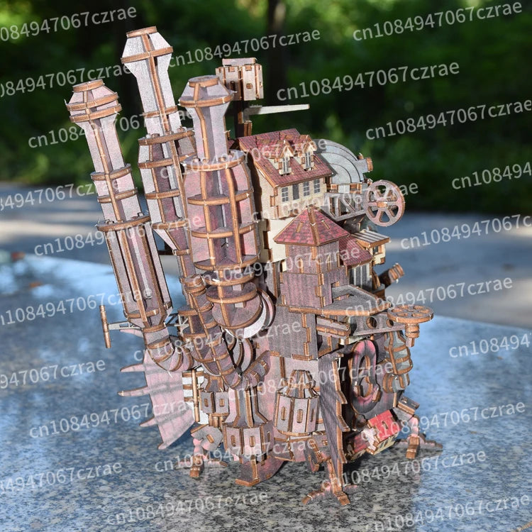 Wooden assembly model animation Play & Learn Ge