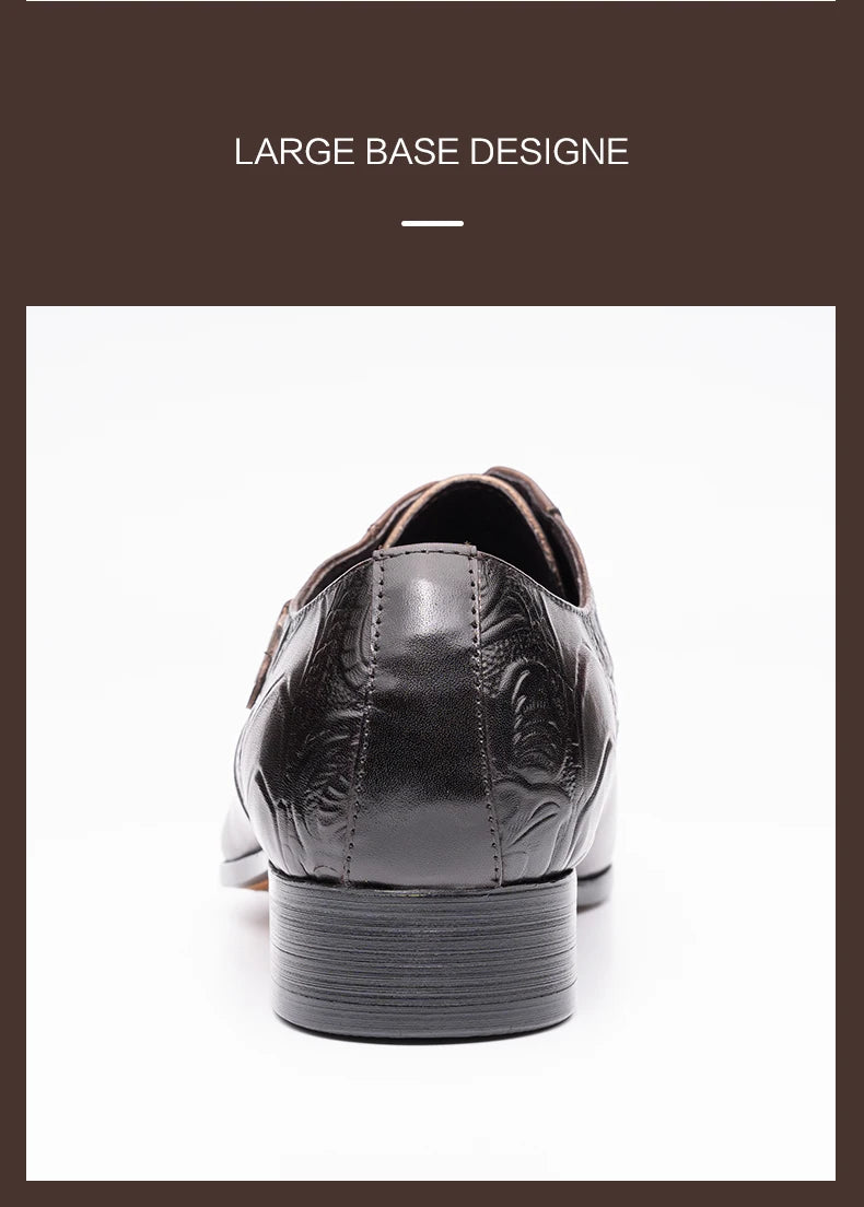 Luxury Business High End Leather Oxford Elega