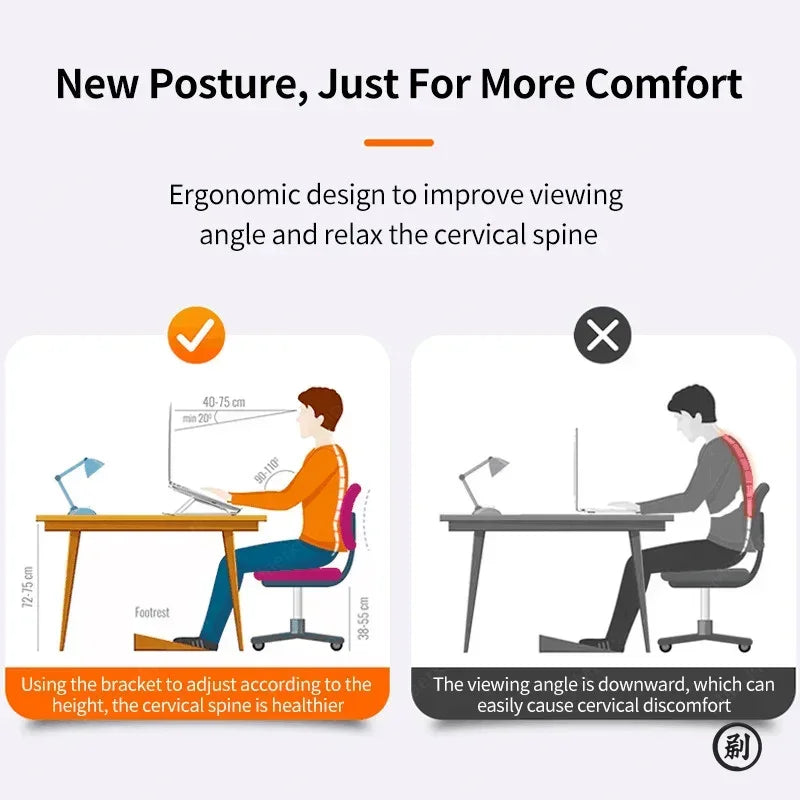 Foldable Computer Monitor Stand Adjustable La