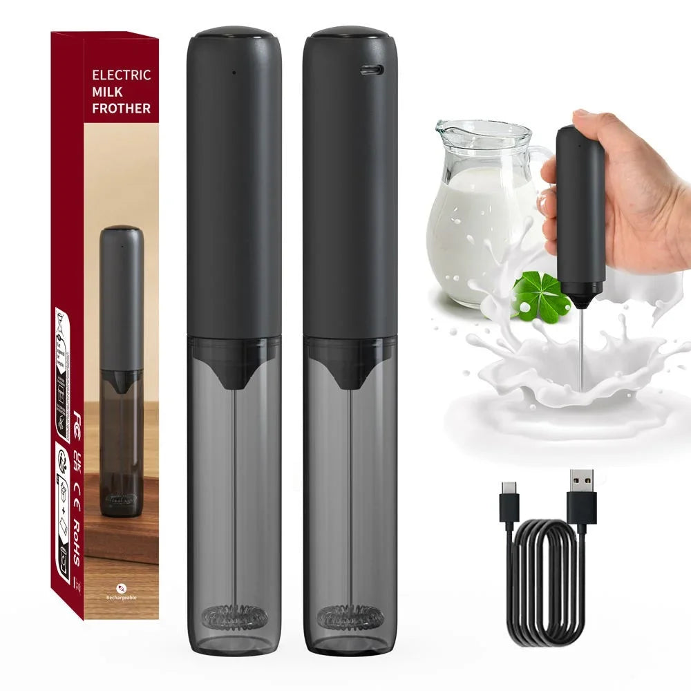 Smart Pro Electric Milk Frother Usb C Recharg