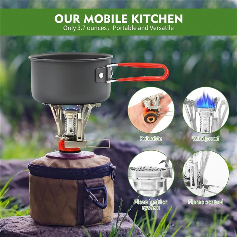 All One Camping Stove Converter Compact Light