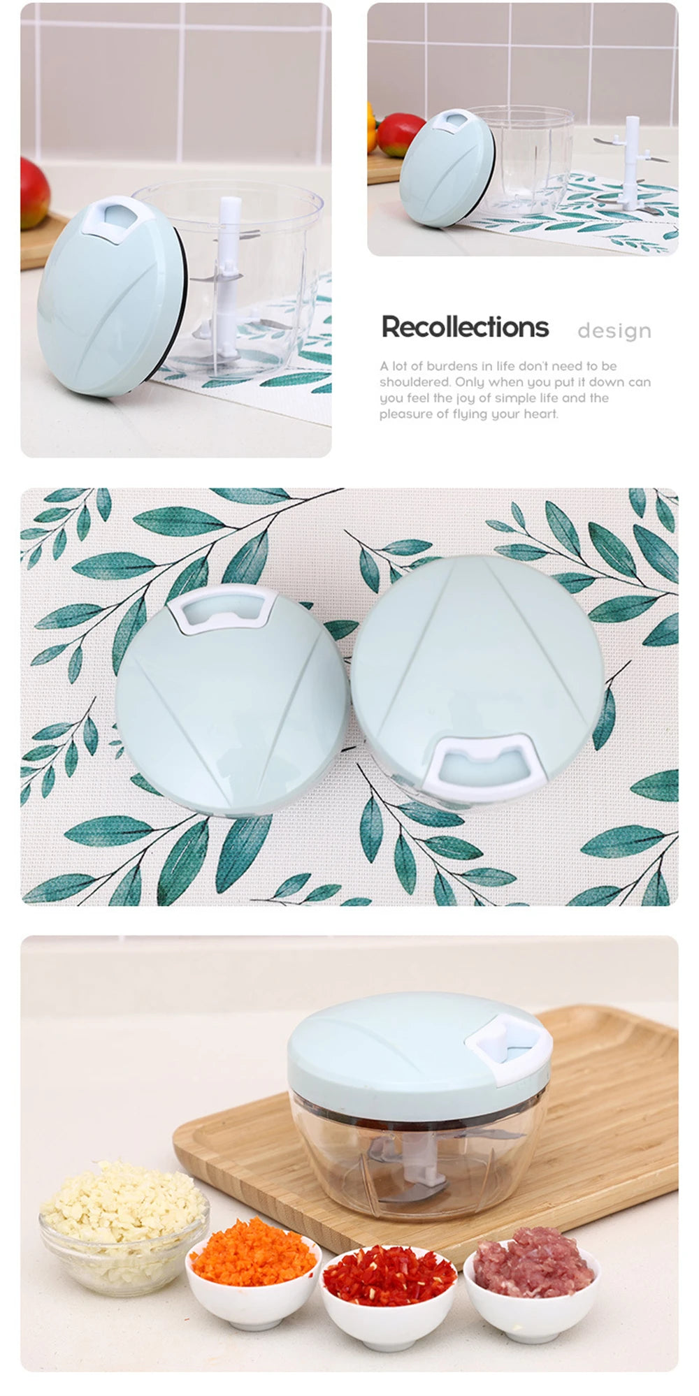 Garlic Chopper ual Chopper Choice Selection