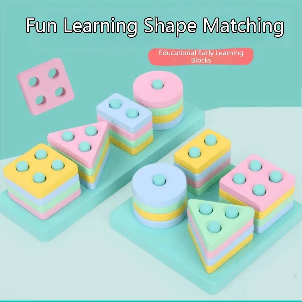 Colorful Wooden Recognition Color Play & Learn