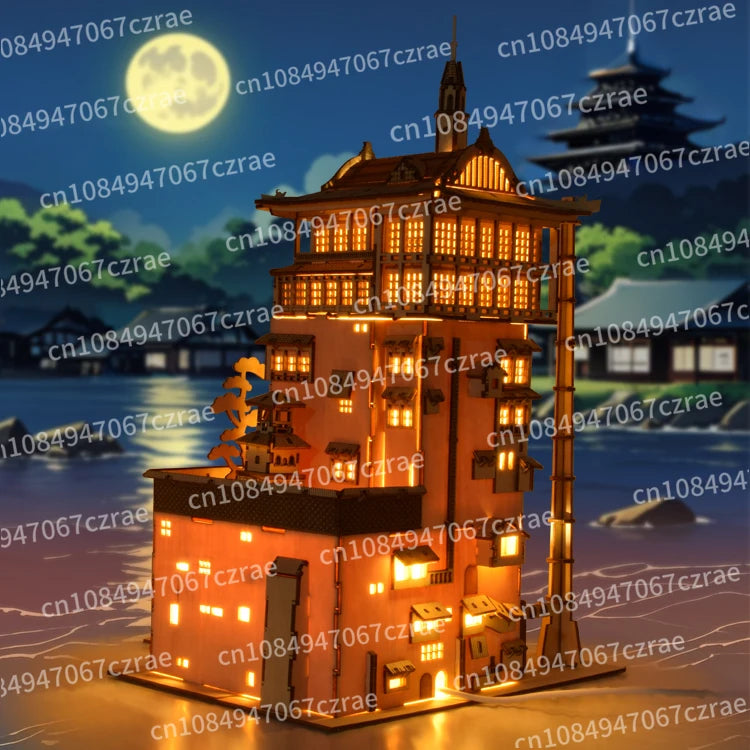 Wooden assembly model animation Play & Learn Ge