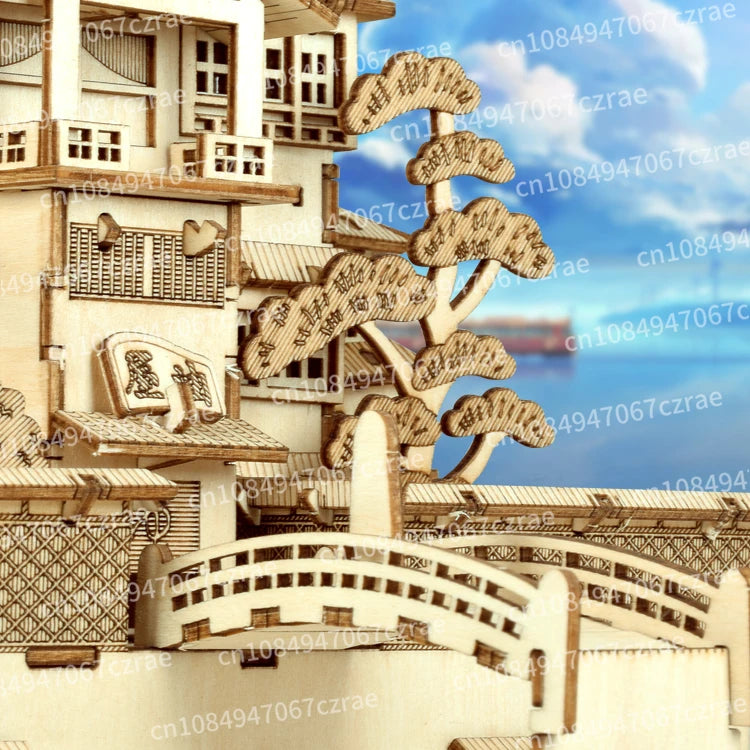 Wooden assembly model animation Play & Learn Ge