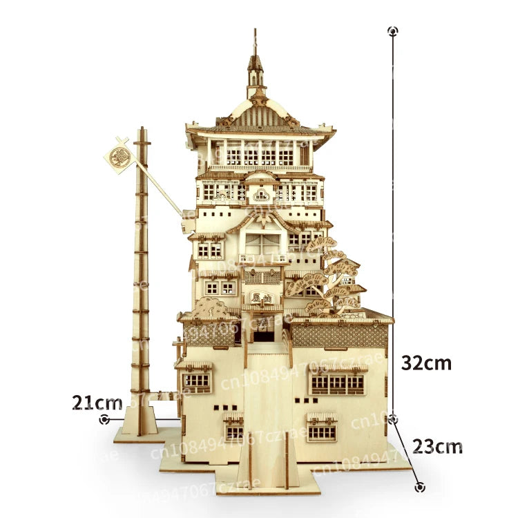 Wooden assembly model animation Play & Learn Ge