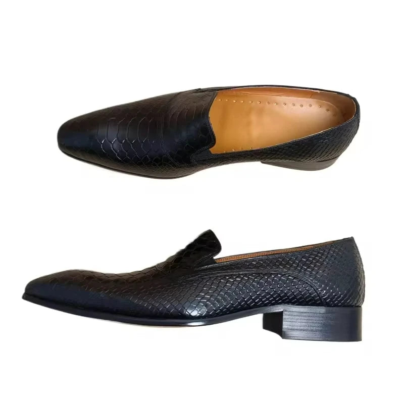 Classic Loafers Genuine Cowhide Leather Casua