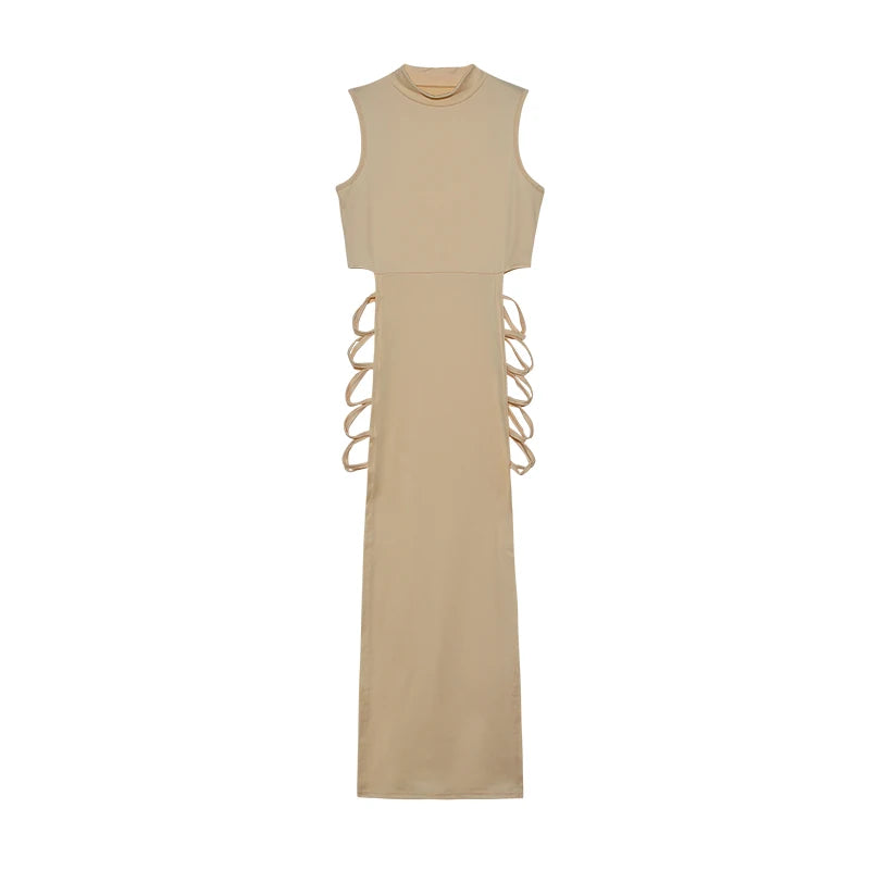 Criss Cross Cut Dress