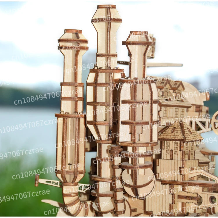Wooden assembly model animation Play & Learn Ge