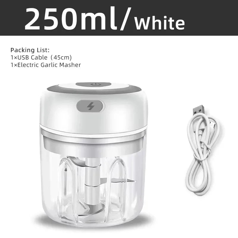 Mini Electric Garlic Chopper 2 Choice Selection