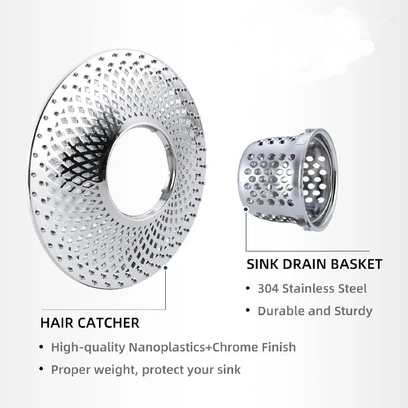 Detachable Drain Hair Catcher Home Essentials