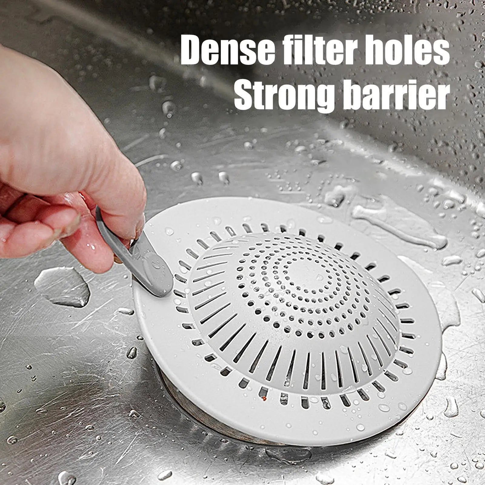 Silicone Drain Strainer Hair Catcher wit Choice Selection