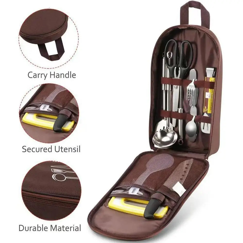 Camping Kitchen Utensil Storage Bag Waterproo