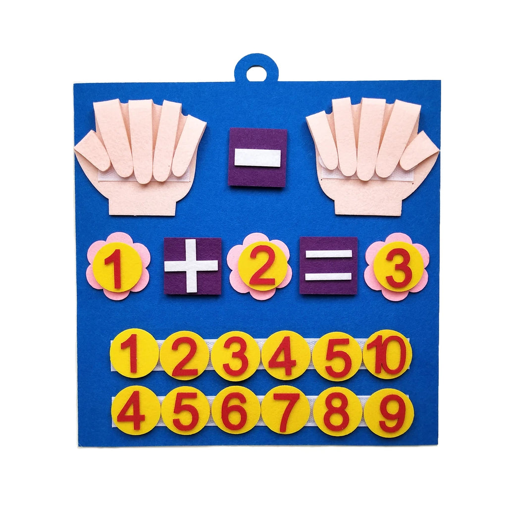 Felt Finger Numbers Learning Set