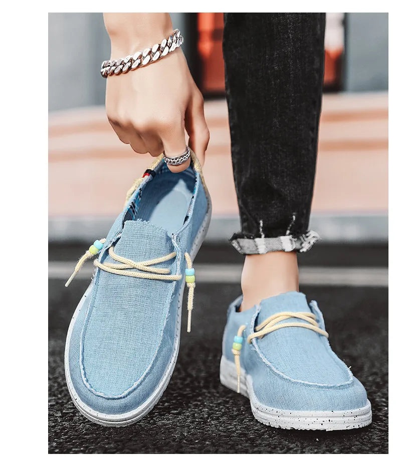 Spring Summer Blue Casual Boat Lightweight Sl