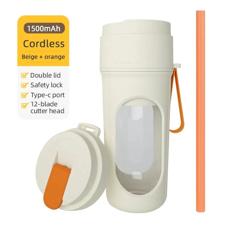 Blender Bottle Electric 6 Blades Multifunctio