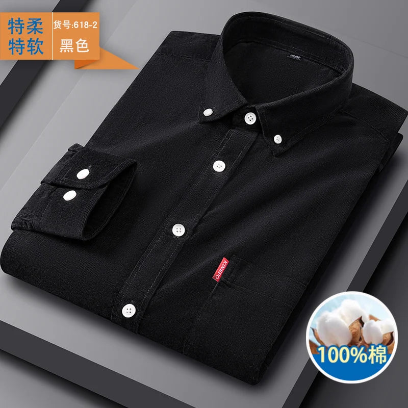 Mens longsleeved corduroy Shirt