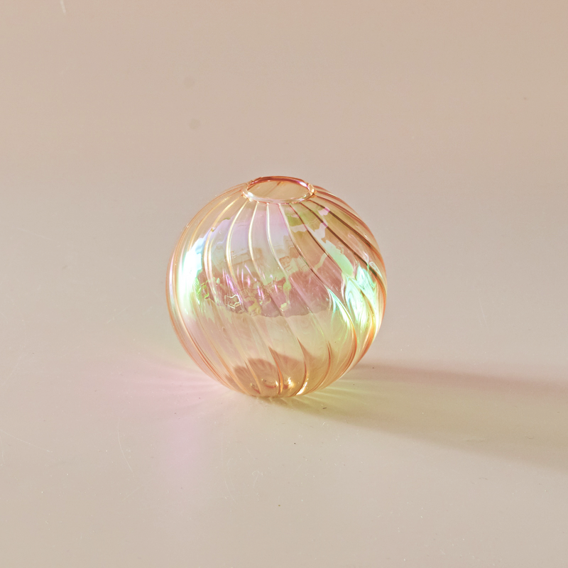 Iridescent Ball Vases ation