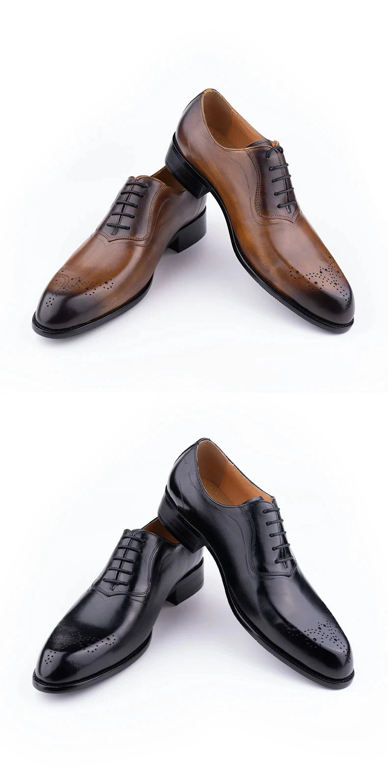 Classic Dress Oxfords Designer Style Burnishi