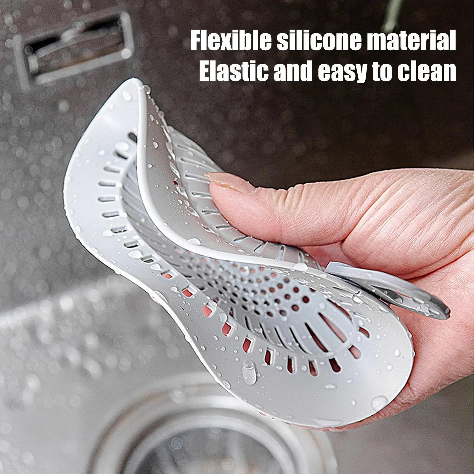 Silicone Drain Strainer Hair Catcher wit Choice Selection