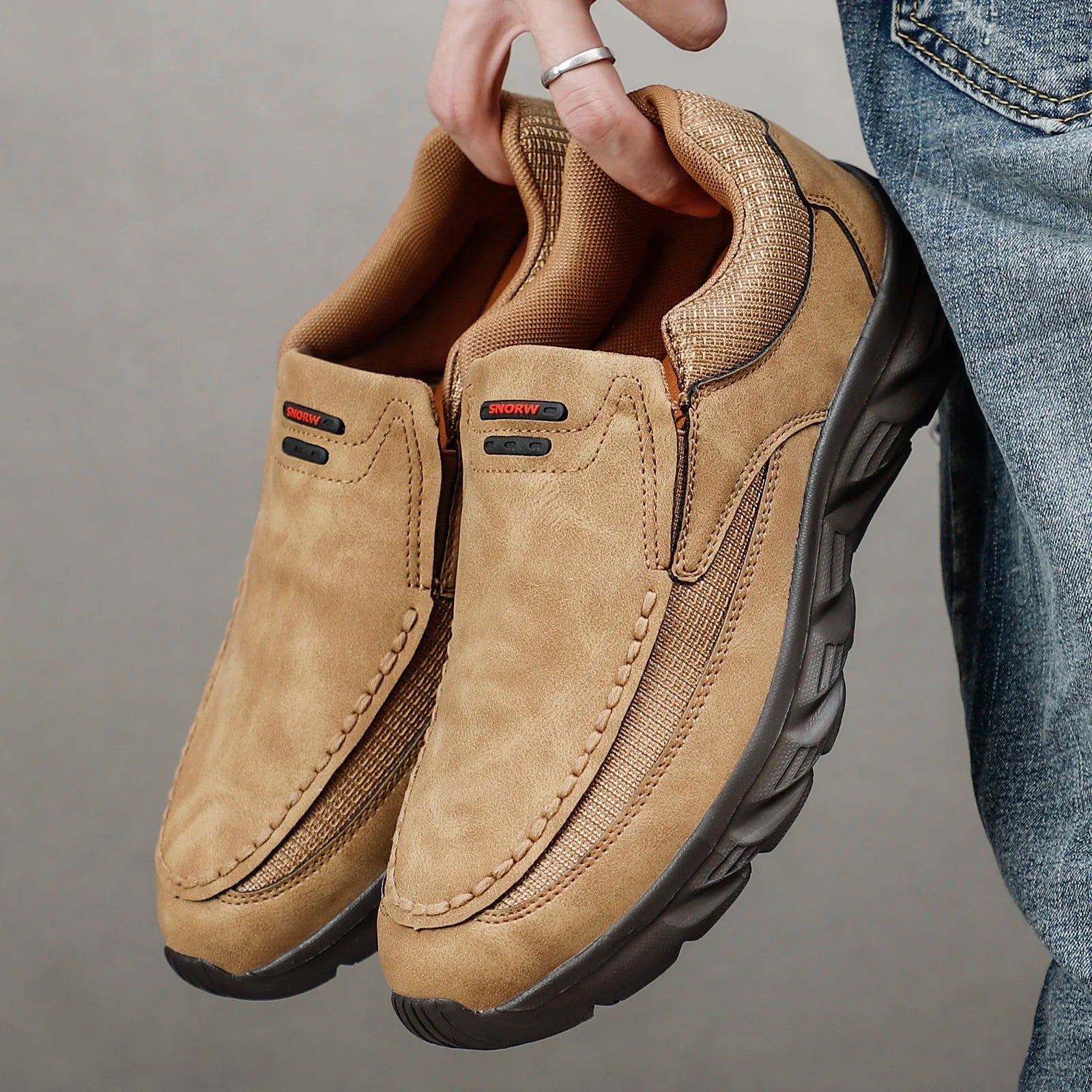 Sneakers Light Loafers Slip On Casual Comfort