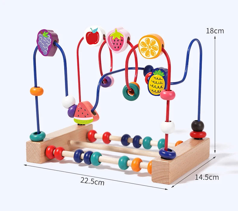 Wooden Bead Maze Learning Set
