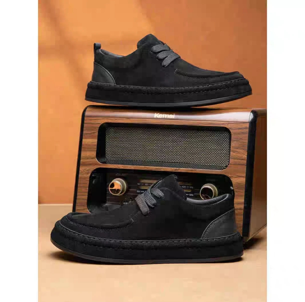 Are Fashionable Brown Casual Made Durable Sue