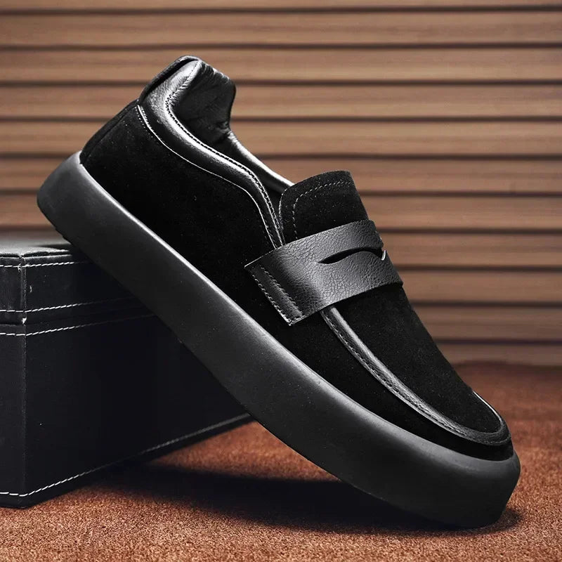 Casual Sneakers Business Loafers Non Slip Lea