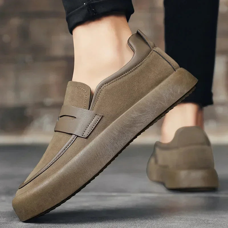 Casual Sneakers Business Loafers Non Slip Lea