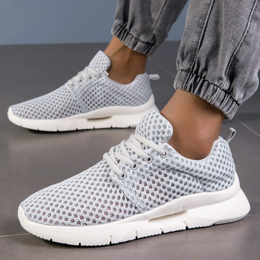 White Mesh Sneakers New Summer Lightweight Ca