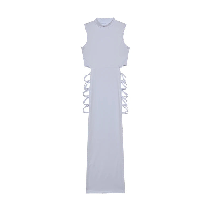 Criss Cross Cut Dress
