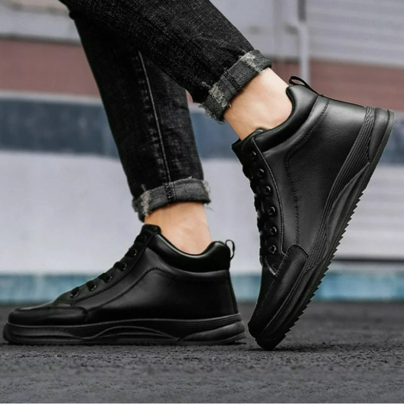 Hot Pu Leather Sneakers Fashion Hip Hop Casua