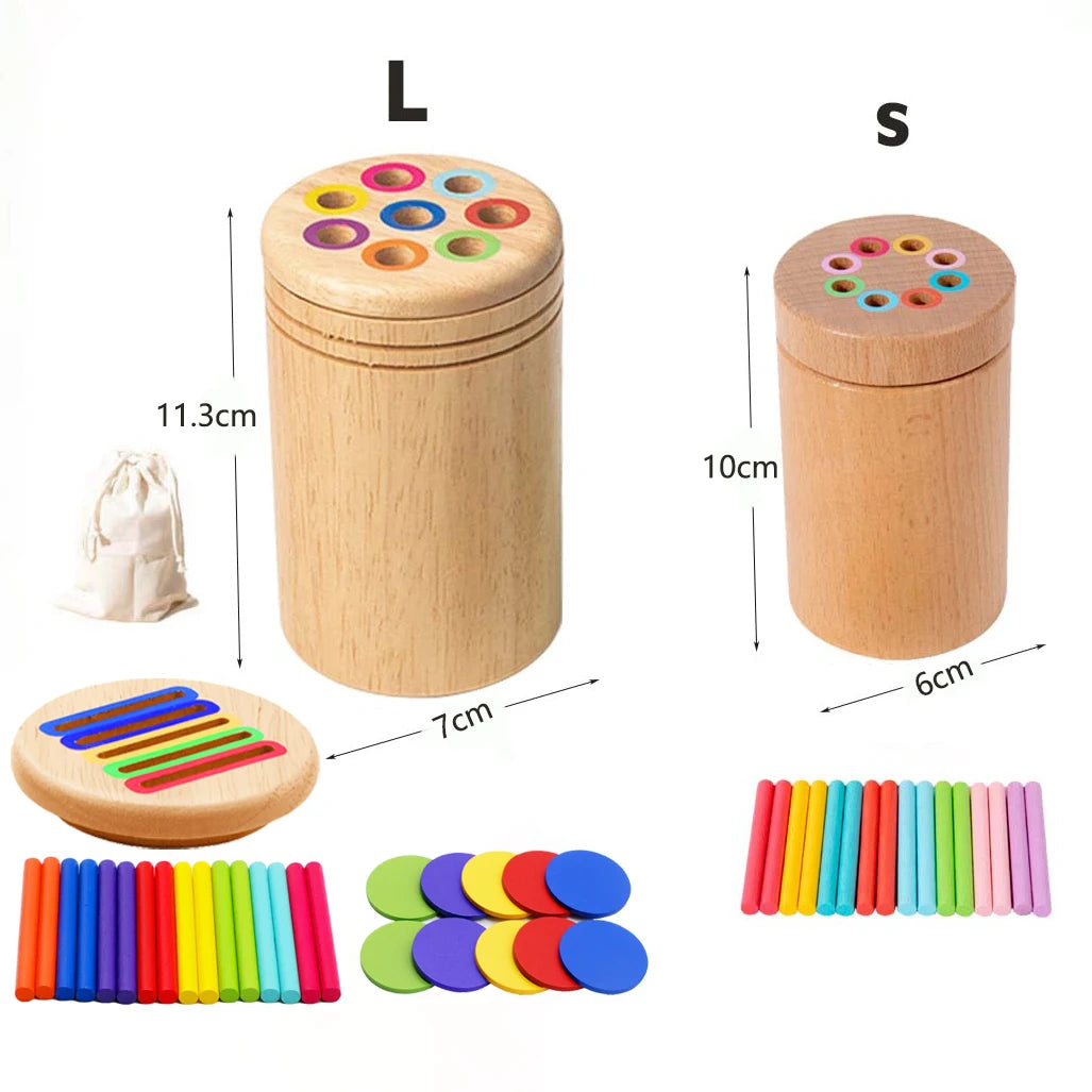 Wooden Color Sorting Learning Set