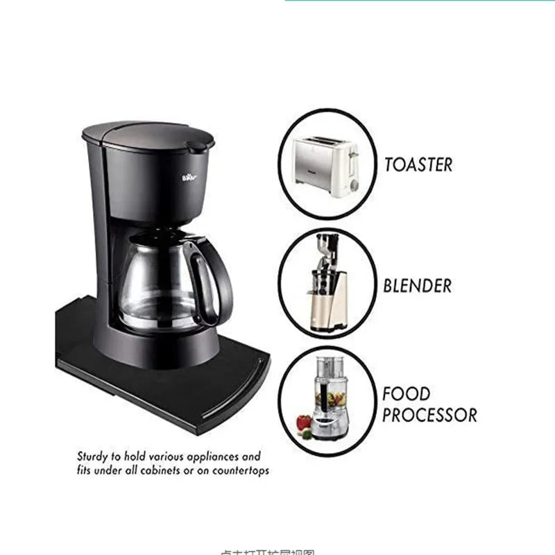 Kitchen Appliance Mobile Rack Convenient Slid