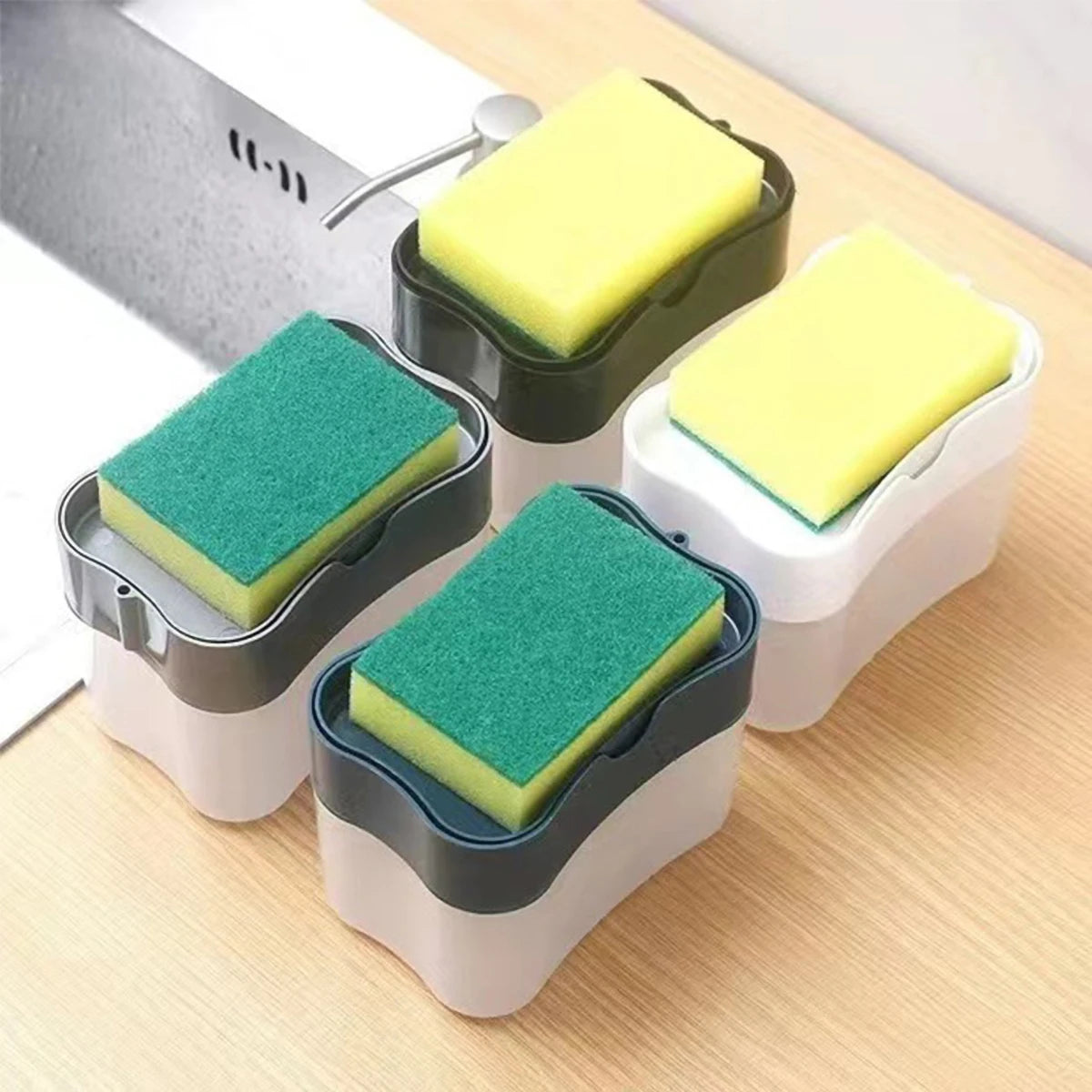 1 Kitchen Soap Dispenser Cleaning Cloth Clean