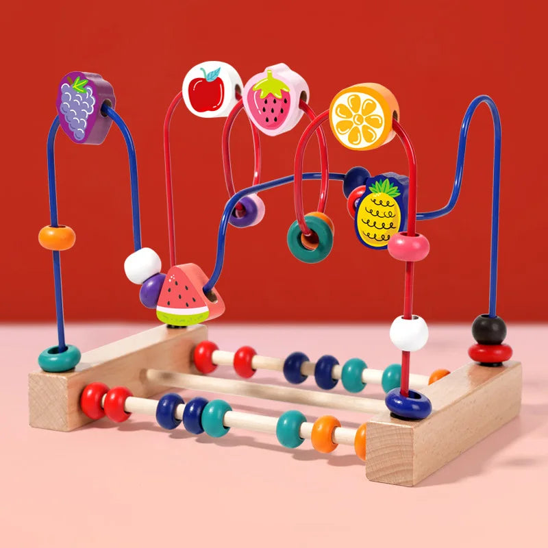 Wooden Bead Maze Learning Set