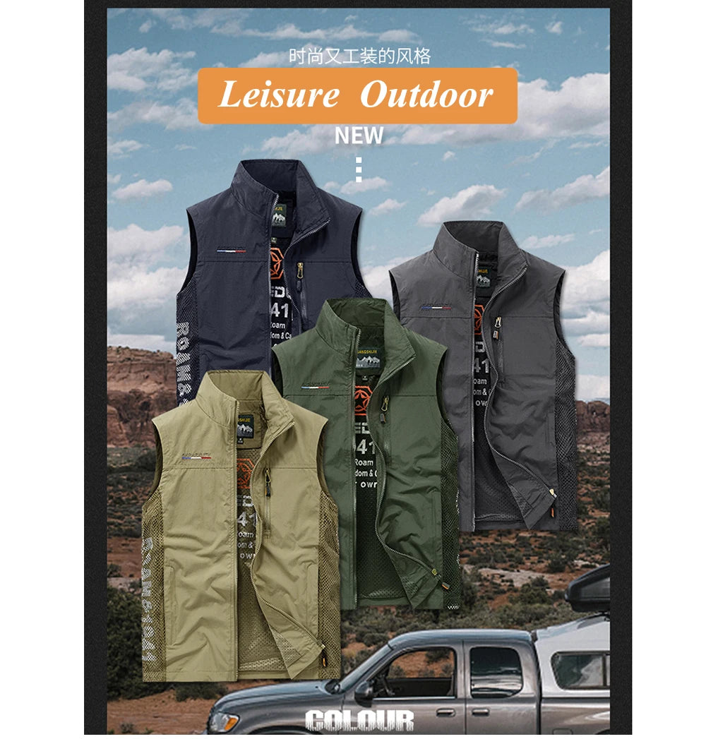 Work Mesh Vest Outerwear